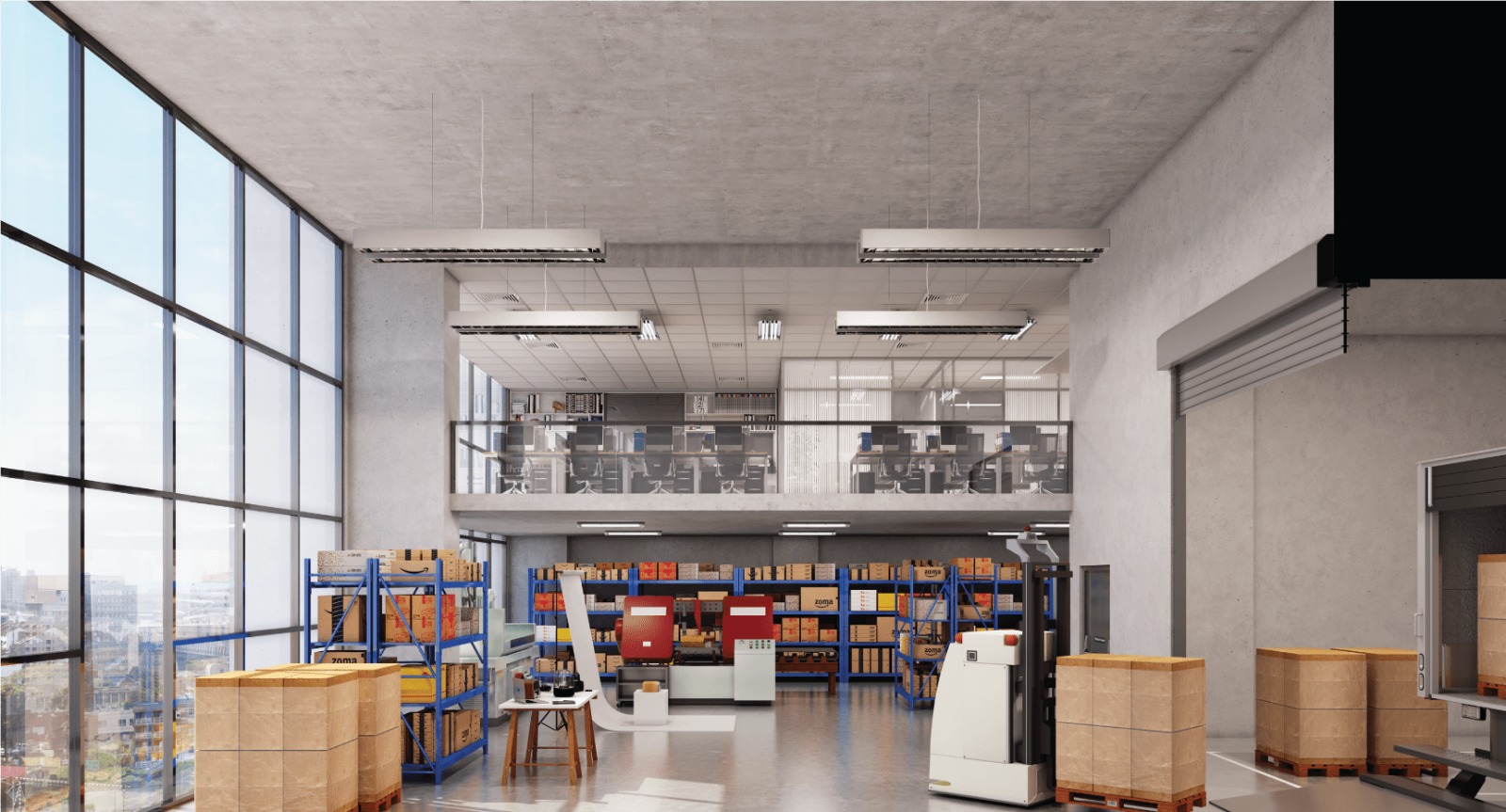 Armani Bizcore Bukit Raja production and office layout